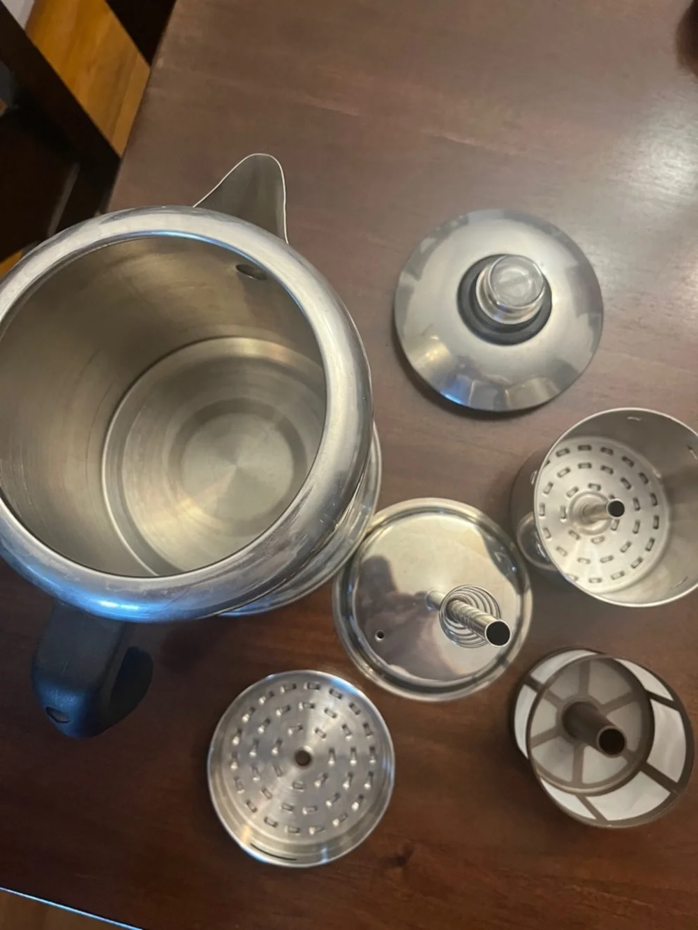 🌴⭐️ Farberware Stainless Steel 8 cup Coffee Pot